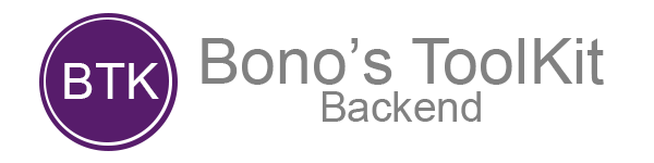 Bono's ToolKit Backend